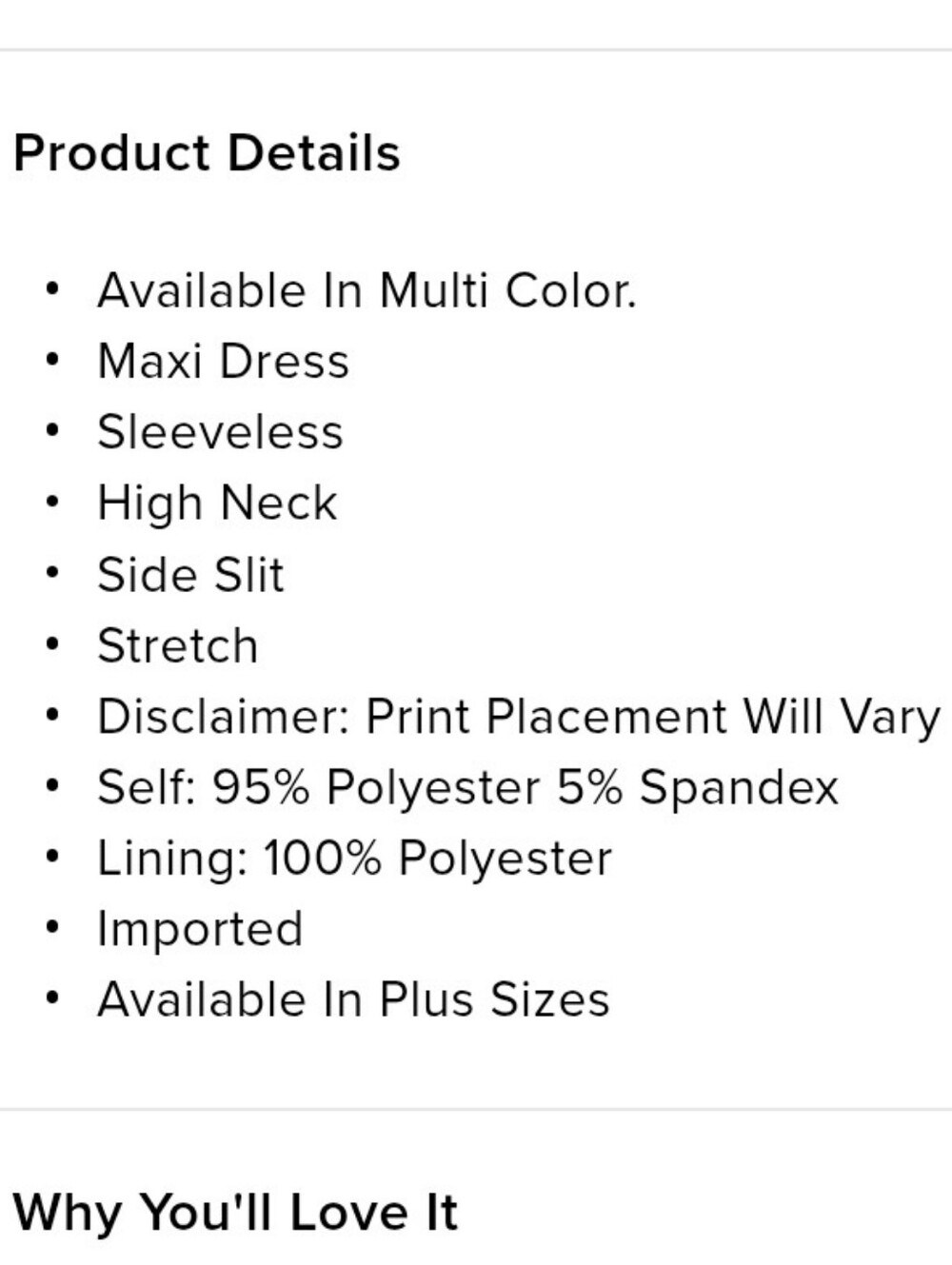 Fashion Nova Maxi Dress - Picture 4 of 4